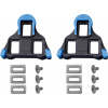 SHIMANO zarážky SPD SL SM-SH12 s vůlí, modro-černé