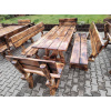 záhradné sety, zahradne sety, sezon, lacne zahradne sety, sety, dreveny set na terasu Farba: Bezfarebný opalovaný, Veľkosť: 160CM