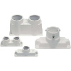 Fibox EPA 2160 SET káblová priechodka 1násobná plast svetlo sivá (RAL 7035) 1 ks; 3550056
