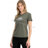 Alpha Industries New Basic T Wmn dark Olive dámske tričko Farba: zelená, Veľkosti dámske: S