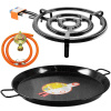 Perfect Home Pael-Set-71 Paella panvica 65 cm s horákom a hadicou, 3ks