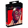 Bad Kitty head mask - lesklá maska na hlavu - čierno-červená (S-L)