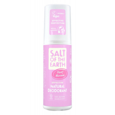 Soľ Zeme Salt Of The Earth: Prírodný minerálny deodorant v spreji Kvet pivónie 100 ml