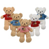 Corbi toys Plyšová hračka Medvedík v mikine – mix farieb