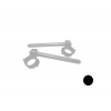 ACCOSSATO Pair of raised clip-on ACCOSSATO CP004 + 20 mm 10 degrees inclination, black