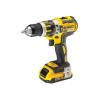DEWALT Akumulátorová príklepová vŕtačka 18 V bez uhlíkovej kefky (2 x 2,0 Ah akumulátor + nabíjačka) DCD795D2
