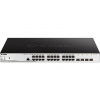 D-Link DGS-1210-28P/ME/E 24-Port 10/100/1000BASE-T PoE + 4-Port 1 Gbps SFP Metro Ethernet