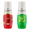 SodaStream Malina Zero + Lemon Lime Koncentrát cukru a sirupov pre saturátor