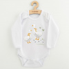 Detské body s potlačou New Baby Husičky - 80 (9-12m)
