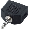 Redukcia AD140 jack3,5 samS/2xjack3,5saS Bespeco