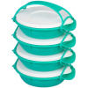 Obedár MagicHome, okrúhly, 4 dielny, farebný, 4x 1000 ml, 22,4x20,5x29,5 cm