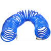 Hadica špirálová s rýchlospojkami STOP PU 8/12mm 10 m, GEKO