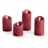 Tchibo - Sviečky z pravého vosku s LED - farba: červená