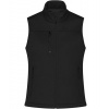 James&Nicholson Dámska softshellová vesta JN1169 Black L