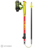 LEKI Ultratrail FX Junior detské palice, 95 - 110 cm, naturalcarbon-bright red-neonyellow