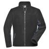 James&Nicholson Pánska fleecová mikina JN842 Black 4XL