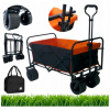 Sammer Záhradný vozík PREMIUM 150L v čierno oranžovej farbe WT03-3 PREMIUM/C-O