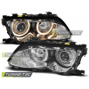 TUNINGTEC Predné svetlá BMW E46 09/01-03/05 S/T Angel Eyes chrom