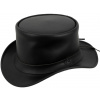 Balke Kožený cylinder – vodotesný klobúk z pravej kože Veľkosť: 55 cm (S)