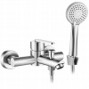 Vaňová a sprchová batéria jednopáková nástenná Rea Ontario strieborná