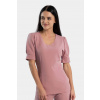 Dámska kozmetická blúzka JULIA jasná ružová Veľkosť: M