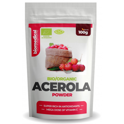 BioMedical - Organic Acerola Powder - Bio prášok z Aceroly 100g