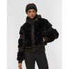 Čierna Bunda Z Umelej Kožušiny Sportalm