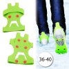 SNOWTECH 8676 Dámske silikónové protišmykové návleky na topánky, Mačky na sneh, 18 cm, 1 pár, zelené