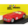 Art-model Ferrari 166mm Barchetta Spider N 56 Winner Vermicino - Rocca Di Papa 1949 G.marzotto 1:43 Červená