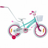 Detský bicykel pre dievčatko, chlapca, 16 palcov, červená vodiaca lišta