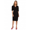 Dámske zavinovacie šaty S313 čierne - Stylove XXL černá