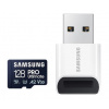 128 GB . microSDXC karta Samsung PRO Ultimate + USB adapter (U3, V30, A2), (r200MB/s, w130MB/s) MB-MY128SB/WW