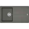 FRANKE Basis BFG 611-86 Fragranit drez s odkvapávacou plochou, obojstranný, horná montáž, 860 x 500 mm, kameň šedý, 114.0494.919