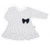 Dojčenské bavlnené šatôčky s čelenkou New Baby Teresa Biela 74 (6-9m)