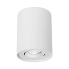 SPECTRUM - CHLOE GU10 povrchové bodové kruhové nastaviteľné svietidlo GU10 IP20 Ø94x125mm 250V - Biele