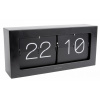 Designové nástěnné/stolní překlápěcí hodiny 5642BK Karlsson 37cm