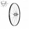 Koleso 28 zadné čierne kužeľové s nábojom 7V SHIMANO NEXUS INTER 7 SG-C3001-7C