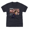 Edmonton Oilers Detské - Connor McDavid Cartoon Navy NHL Tričko 14-16 rokov