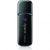 Apacer USB flash disk, USB 3.0, 64GB, AH355, čierny, USB A, s krytkou AP64GAH355B-1