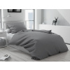 Textilomanie Krepové obliečky LUX sivé hotelové vrecko 70 x 90 + 140 x 200 cm