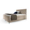 Wilsondo Čalúnená boxspring manželská posteľ s matracom Guliette 180x200 - béžová