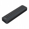 Orico Aktívny USB hub 13x USB-A 5Gbps BC 1.2 60W čierny