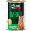 John Dog for Cats mokré krmivo králik pena 400 g