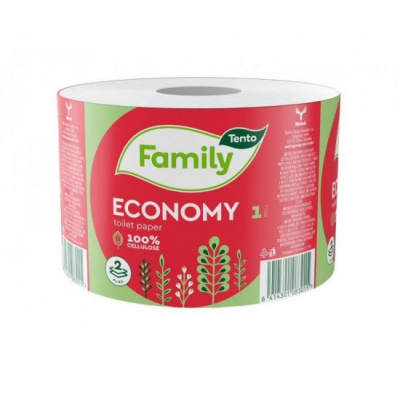 Tento Family Economy toaletný papier 1ks 60m 2 vrstvový /36ks/