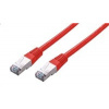 C-Tech CB-PP5F-2R patch, Cat5e, FTP, 2m, červený