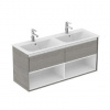 Ideal Standard Connect Air - Skrinka pod dvojumývadlo 120 cm, sivý dub/matný biely lak E0829PS