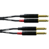 Prepojovací kábel 6,3 mm jack - 6,3 mm jack Cordial CFU1.5PP 1,5 m
