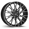 DOTZ Dotz Fuji 7.5x18 5x112 ET51 Black Glossy Polished 57.1