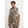 Bavlnená vesta bez rukávov adidas Originals OG Camo Vest béžová farba, prechodná, KD6258 M