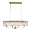 Endon Endon 110539 - Luster na reťazi CHESTERFIELD 4xE14/6W/230V mosadz EN0246 + záruka 3 roky zadarmo